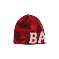 BAPE Color Camo Knit Cap 'Red'