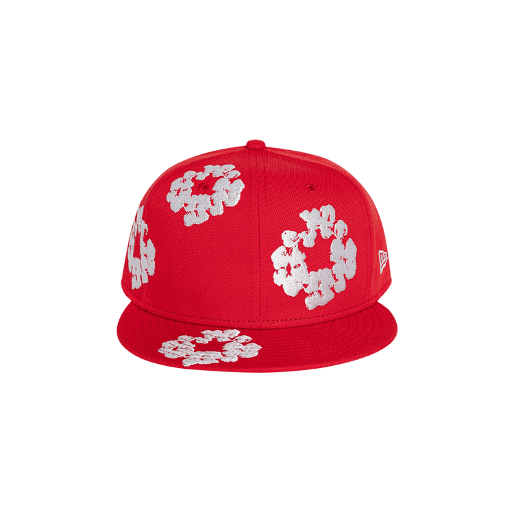 Denim Tears x New Era Cotton Wreath 59/50 'Red'