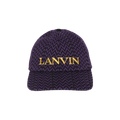 Lanvin Curb Baseball Cap 'Black/Purple Reign'