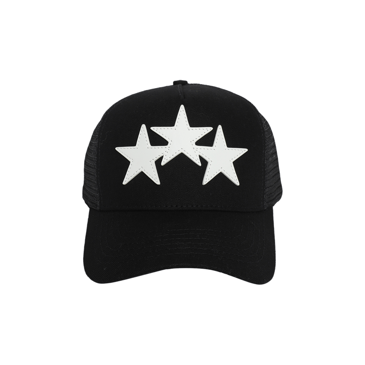 Amiri Three Star Trucker Hat 'Black'