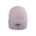 Noah Marled Logo Beanie 'Pink/Blue'