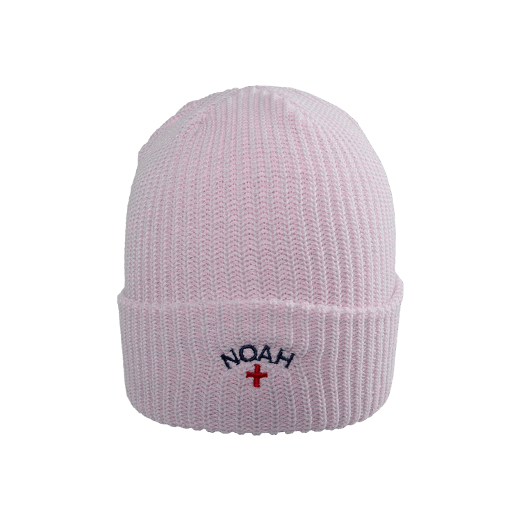 Noah Marled Logo Beanie 'Pink/Blue'