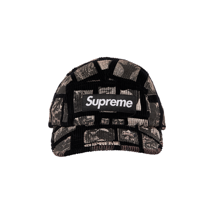 Supreme Weirdo Dave Corduroy Camp Cap 'Black'