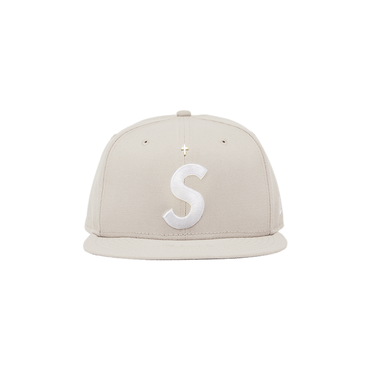 Supreme Gold Cross S Logo New Era 'Stone'