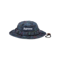 Supreme Washed Canvas Boonie 'Navy Camo'