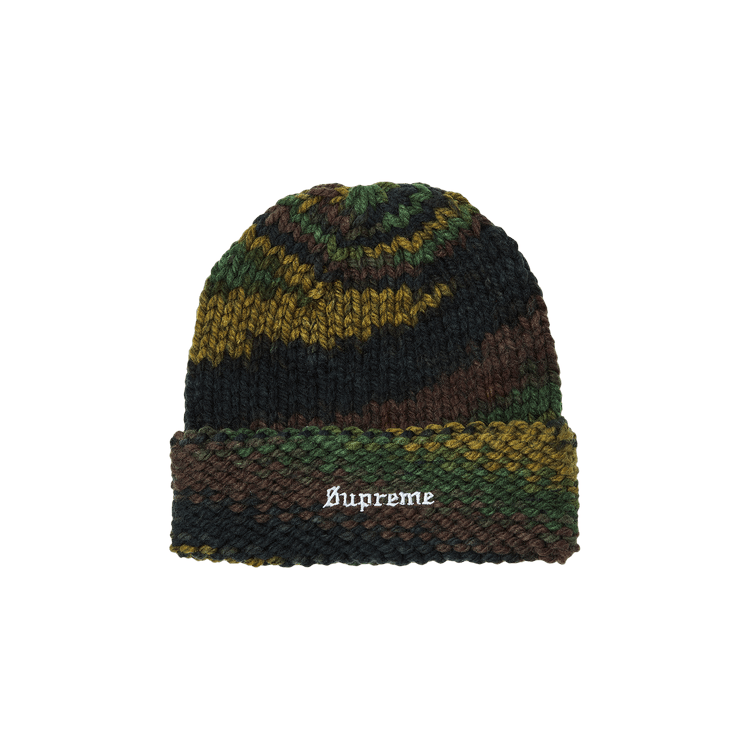 Supreme Gradient Spacedye Beanie 'Olive'