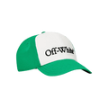 Off-White Drill Logo Bookish Baseball Cap 'White/Kelly Green'