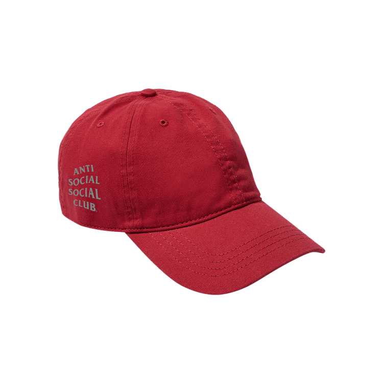 Anti Social Social Club Mind Games Cap 'Red'
