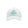 Sporty & Rich Eat More Veggies Hat 'White/Amalfi Green'