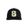 Stussy Trucker Big S Snapback 'Black'
