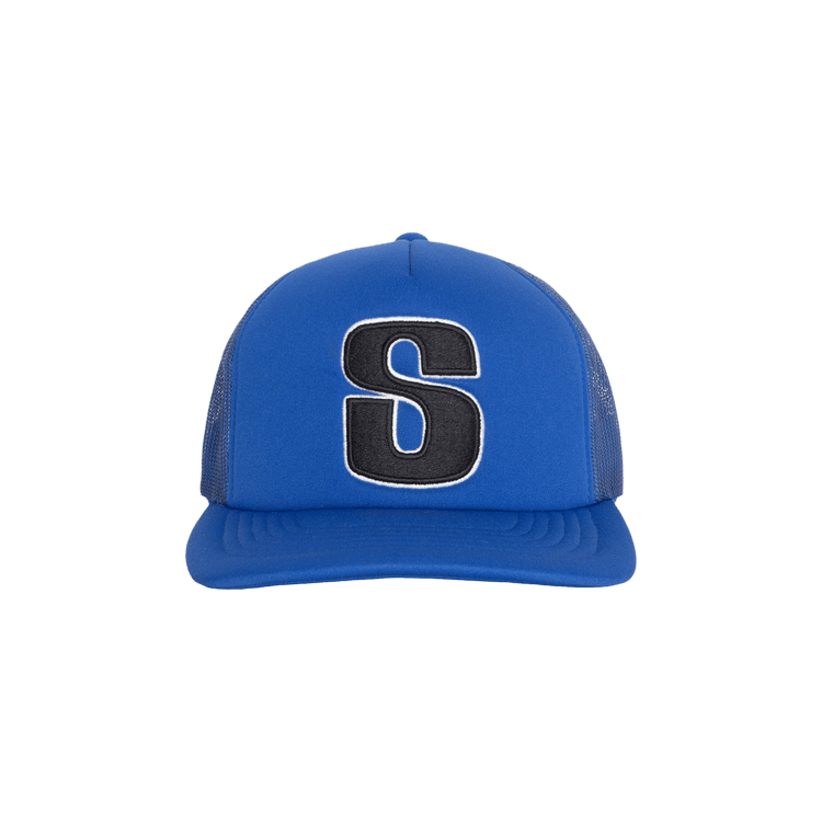 Stussy Trucker Big S Snapback 'Royal'