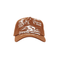 Jungles Live Your Life With Ease Trucker Cap 'Brown'