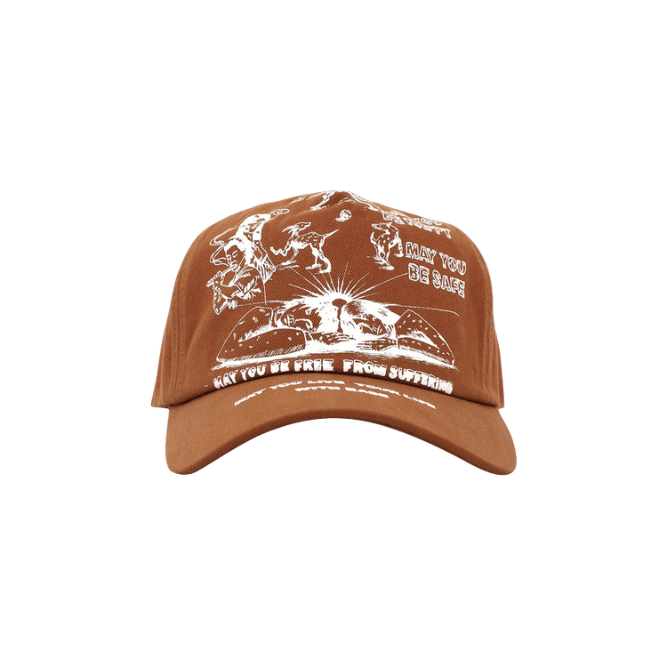 Jungles Live Your Life With Ease Trucker Cap 'Brown'