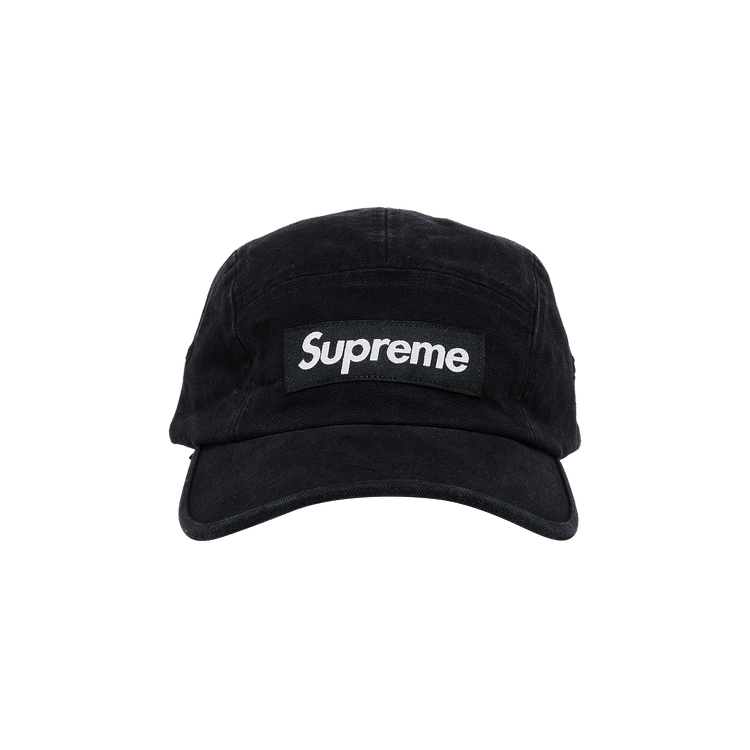 Supreme Washed Canvas Camp Cap 'Black'