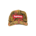 Supreme Washed Canvas Camp Cap 'Tan Camo'