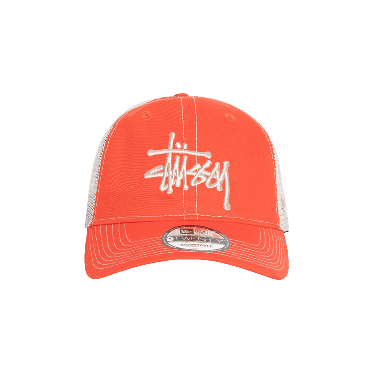 Stussy New Era 9Twenty Basic Trucker 'Orange'