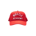 Nahmias Miracle Academy Corduroy Trucker Hat 'Cherry'