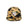 BAPE x MLB x New Era New York Yankees 59FIFTY Cap 'Yellow'