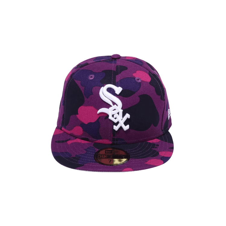 BAPE x MLB x New Era Chicago White Sox 59FIFTY Cap 'Purple'
