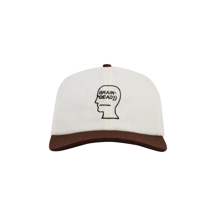Brain Dead Flannel Spring Training Hat 'Cream'