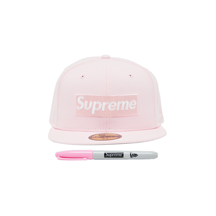 Supreme Sharpie Box Logo New Era 'Pink'
