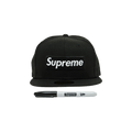 Supreme Sharpie Box Logo New Era 'Black'