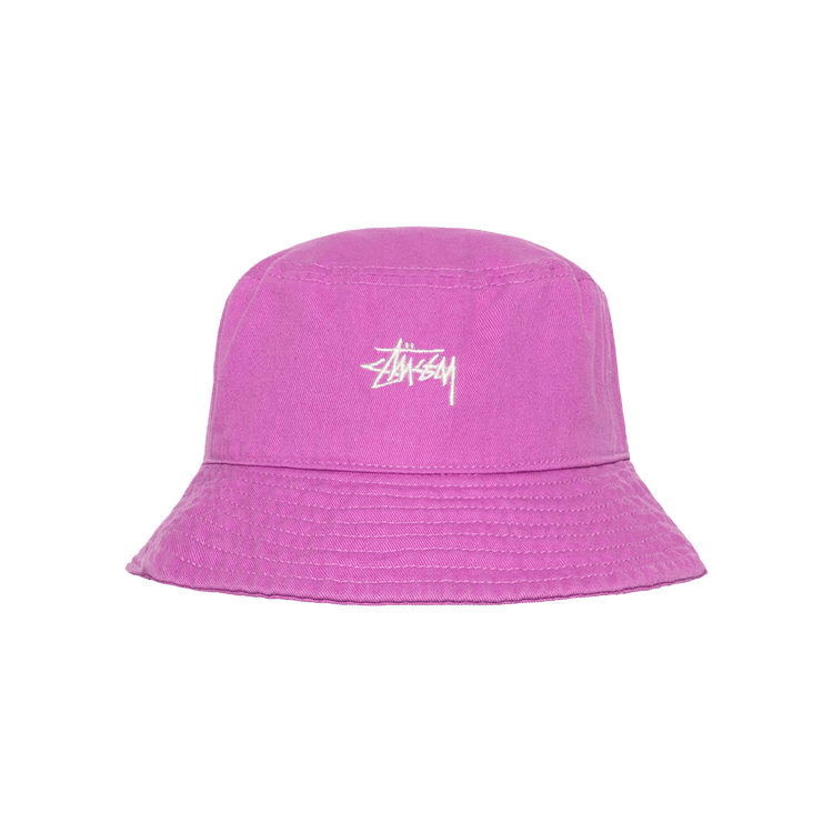 Stussy Stock Bucket Hat 'Purple'