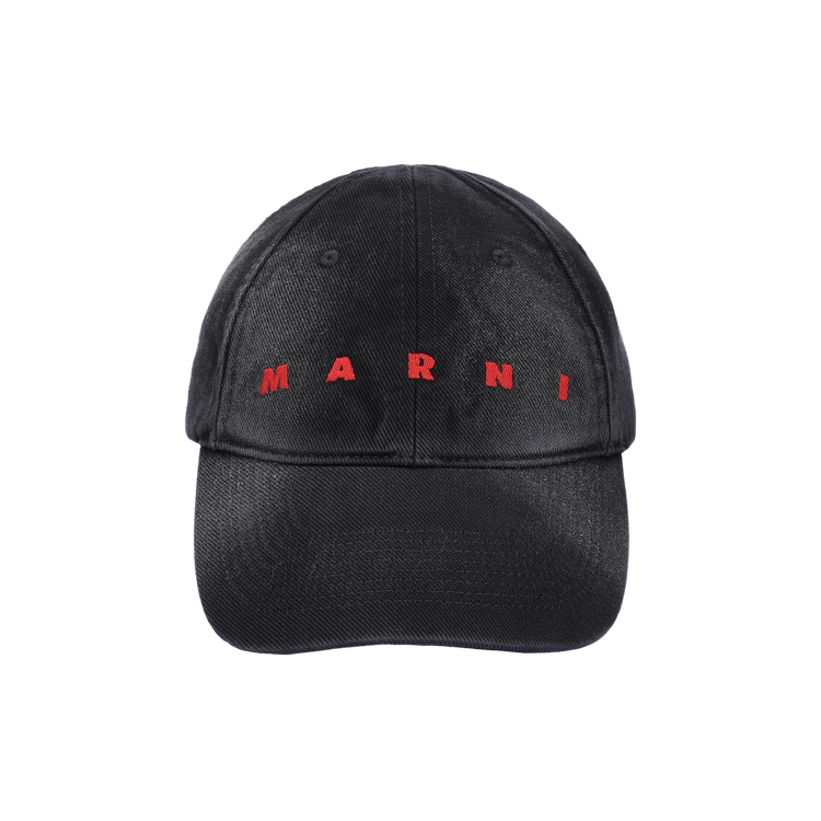 Marni Logo Baseball Cap 'Black'