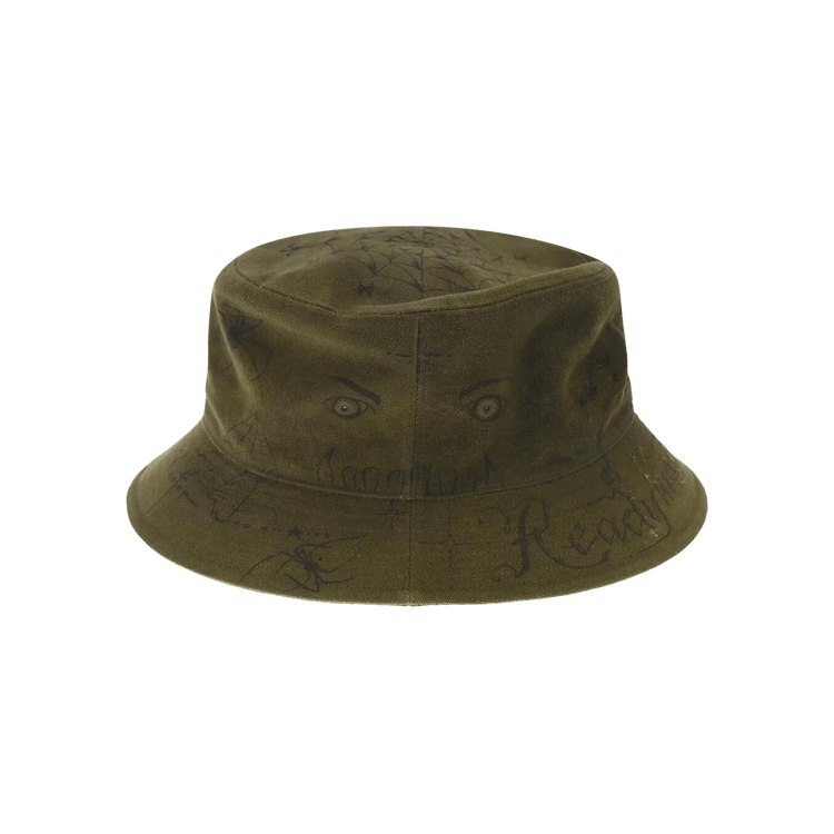 READYMADE Tattoo Bucket Hat 'Khaki'