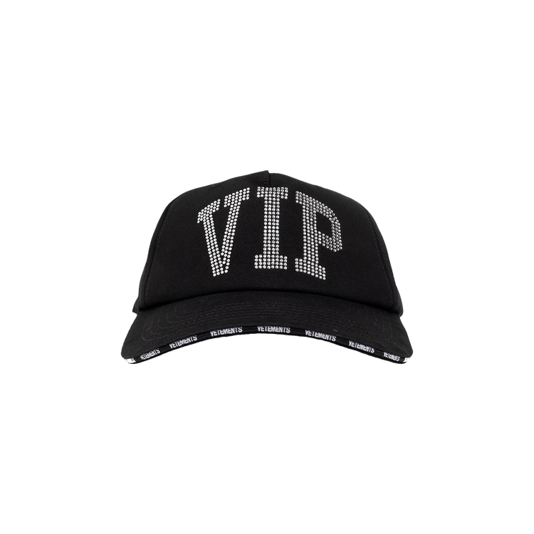 Vetements VIP Crystal Cap 'Black'