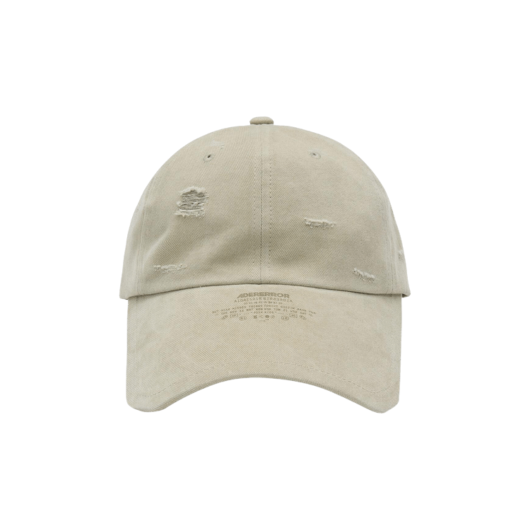 Ader Error Distressed Baseball Cap 'Beige'