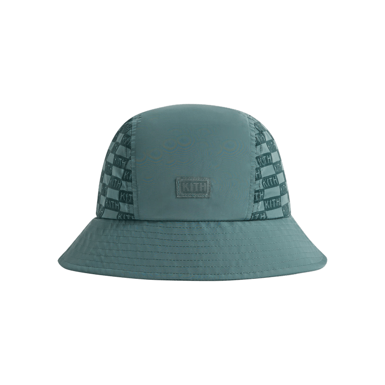 Kith Flocked Nylon Monogram Bucket Hat 'Rhythm'