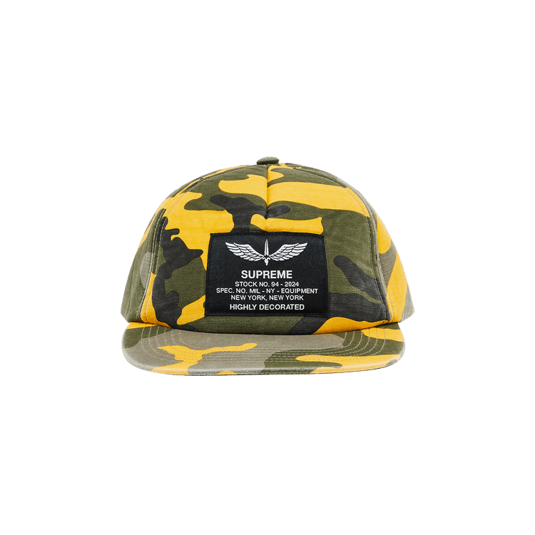 Supreme Surplus 5-Panel 'Yellow Camo'