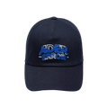 Ader Error Distressed Logo Cap 'Navy'