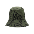Engineered Garments Floral Print Bucket Hat 'Olive'