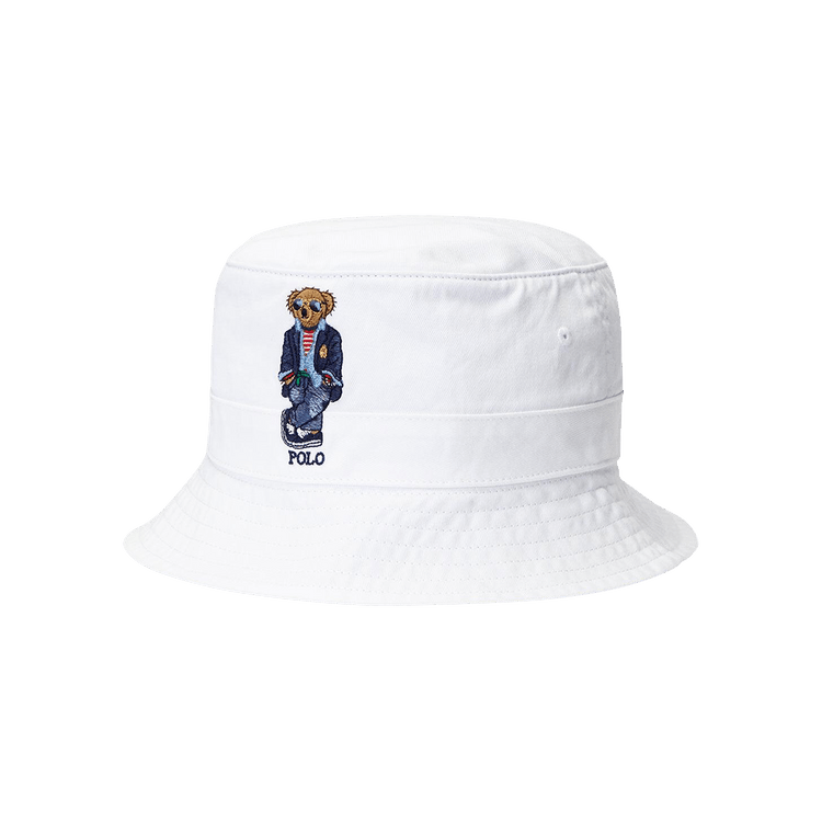 Polo Ralph Lauren Twill Loft Bucket Hat 'White'