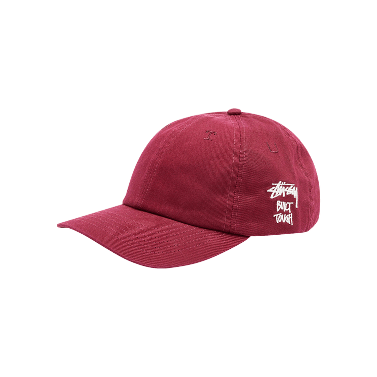 Stussy Built Tough Low Pro Cap 'Maroon'