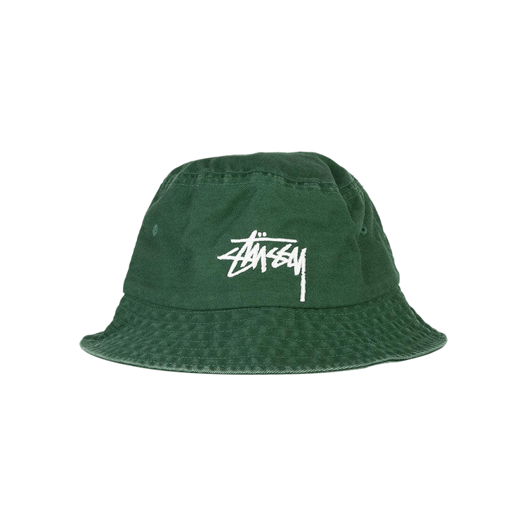Stussy Big Stock Bucket Hat 'Green'