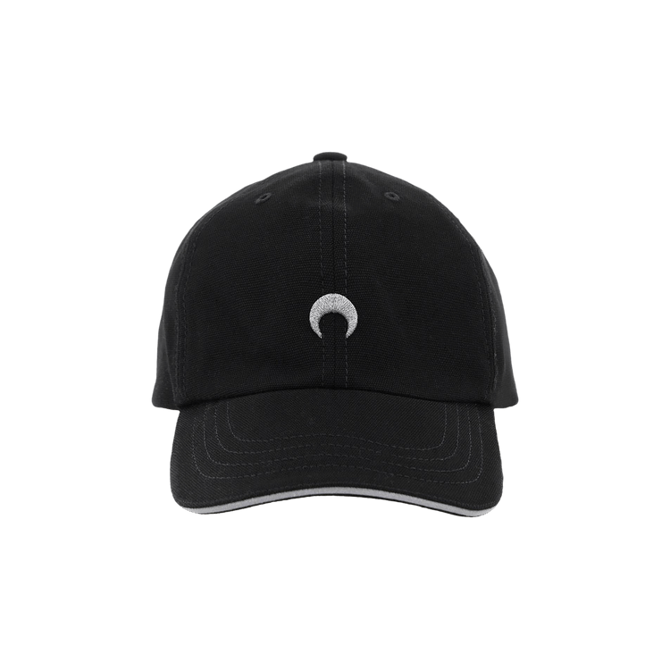 Marine Serre Canvas Baseball Cap 'Black'