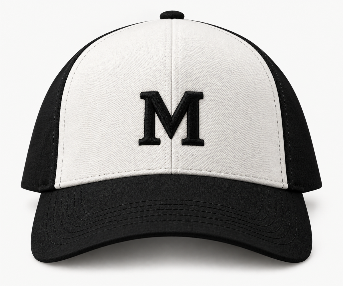 Marcelia Classic Trucker — Black & White