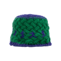 KidSuper Running Man Crochet Hat 'Green/Blue'