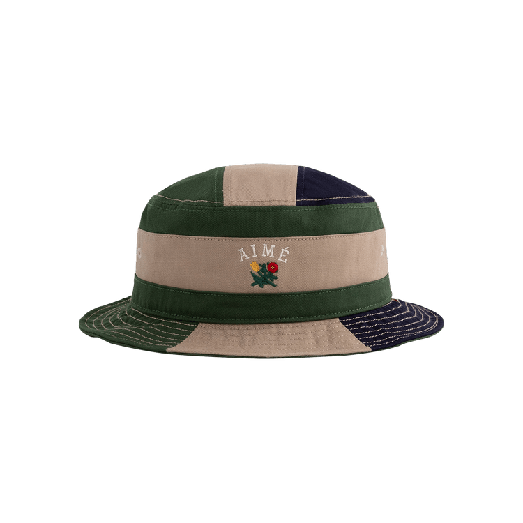 Aimé Leon Dore Colorblock Crest Bucket Hat 'Twill'