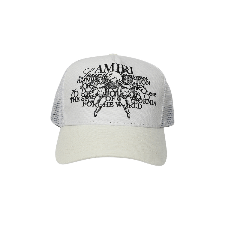Amiri Cherub Trucker Hat 'White'