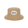 Gucci Patch Bucket Hat 'Beige'
