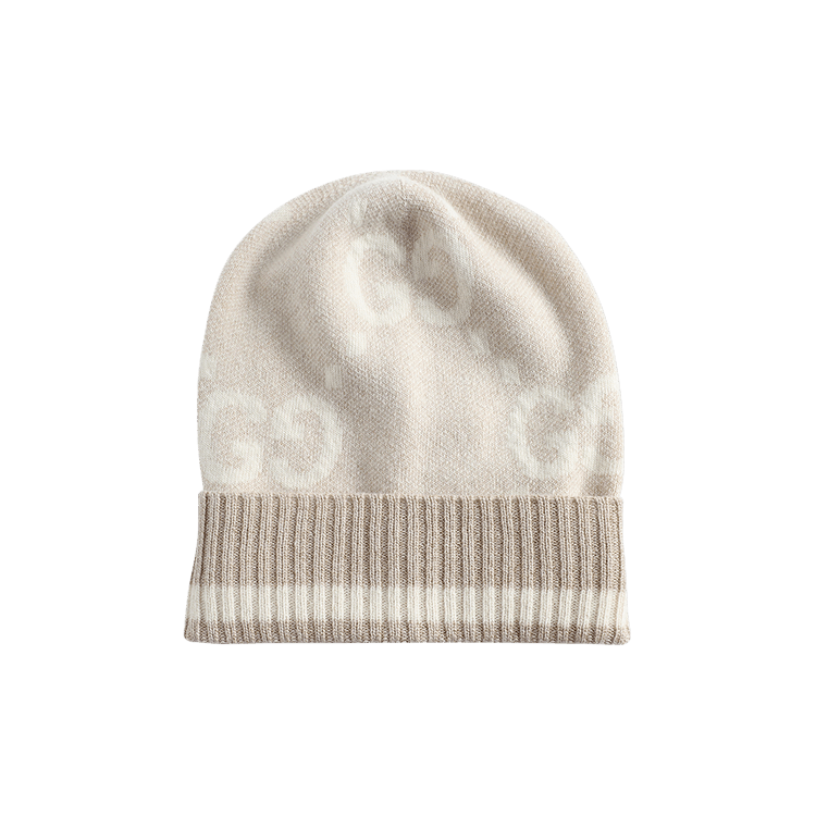 Gucci Jacquard Beanie 'Beige'