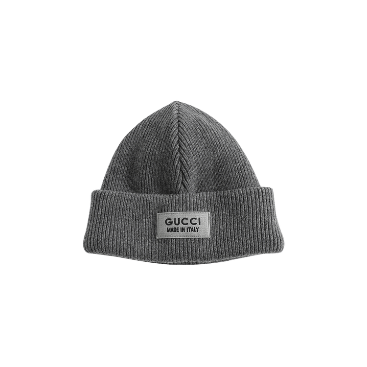 Gucci Patch Beanie 'Graphite'