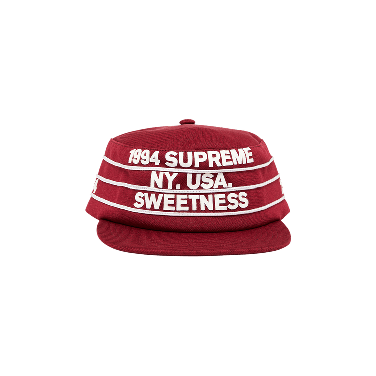 Supreme Pro Bowl Pillbox Hat 'Cardinal'