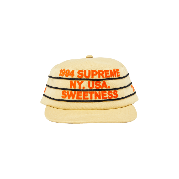 Supreme Pro Bowl Pillbox Hat 'Light Gold'