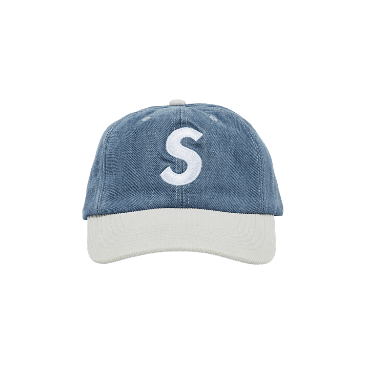 Supreme 2-Tone S Logo 6-Panel 'Washed Denim'
