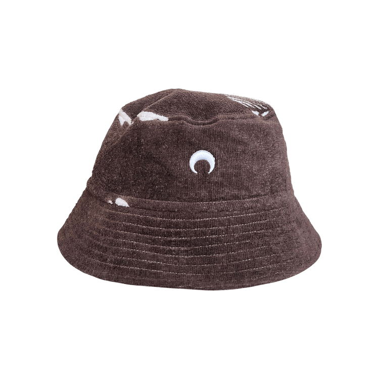 Marine Serre Regenerated Jersey Jacquard Towels Bucket Hat 'Multicolor'